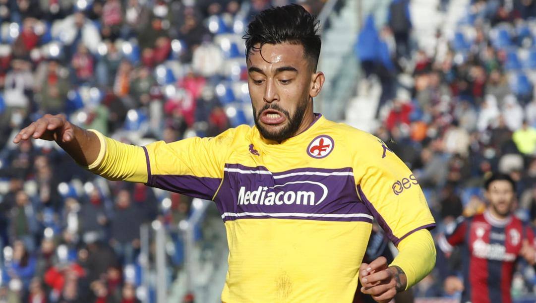 Nicolas Gonzalez, 23 anni, attaccante della Fiorentina. Ansa 