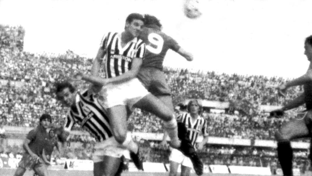 Catania, 1983: duello aereo tra Brio (Juventus) e Cantarutti. Rcs 