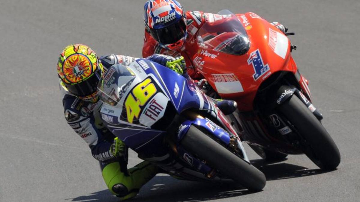 Stoner torna con la mente a Laguna Seca 2008: “Rossi disposto a farmi cadere“