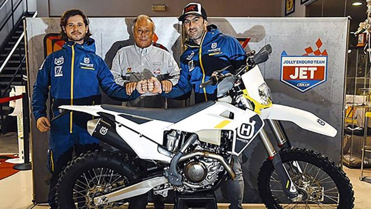 Alex Salvini, clamoroso ritorno con l'Husqvarna del team Jet-Zanardo