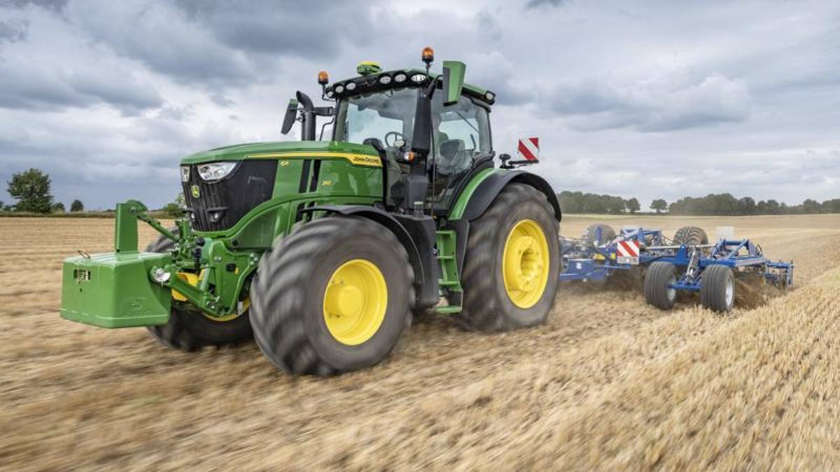 John Deere introduces the self-driving tractor.  In production this year