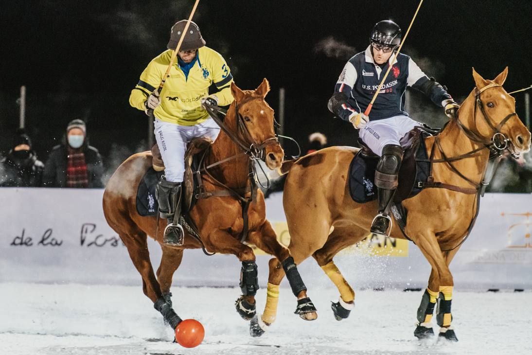  Grande festa per l'Italia Polo Challenge Cortina 2022, Il &lsquo;polo on snow' nello splendido scenario offerto da Cortina d'Ampezzo. Dopo due anni di test match, l'evento ha raggiunto il suo obiettivo trasformandosi in un vero e proprio torneo. (Foto Bandion)  