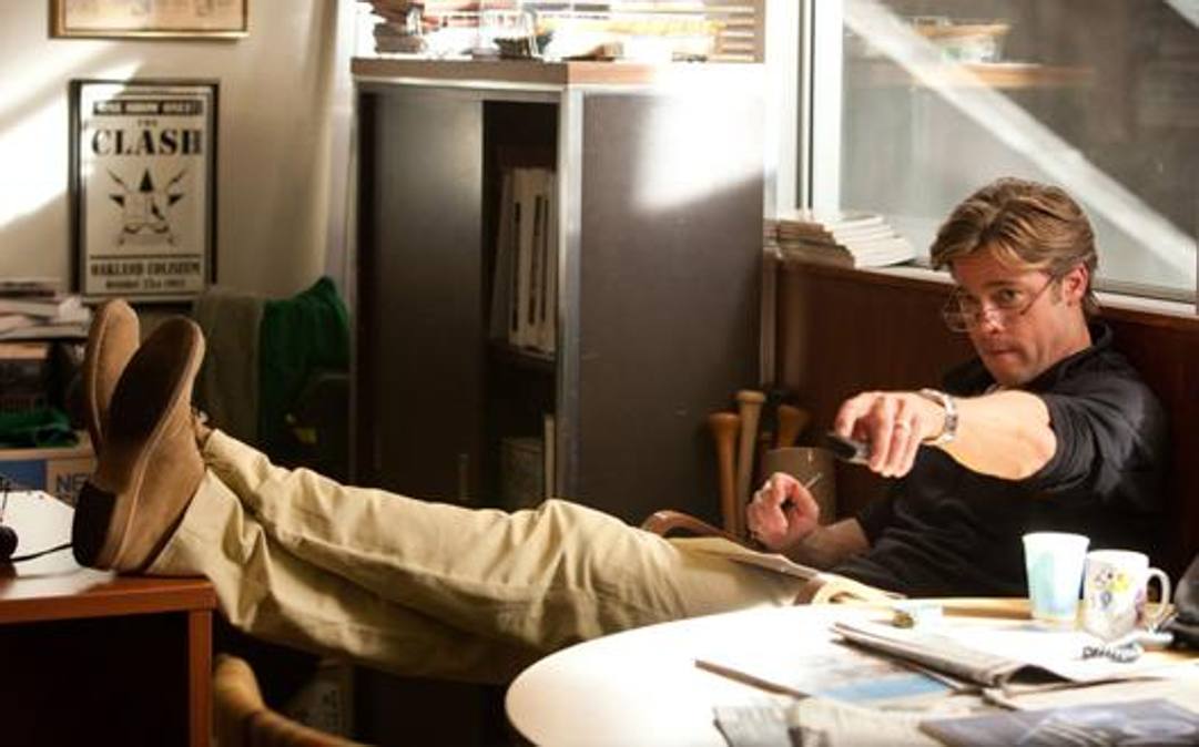 Brad Pitt interpreta Billy Beane in 'Moneyball'. Ansa 