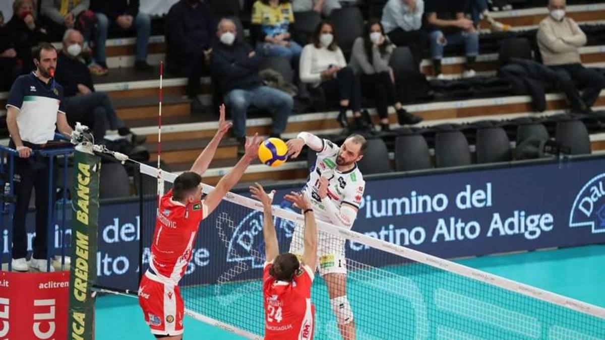 Superlega, Trento travolge Ravenna