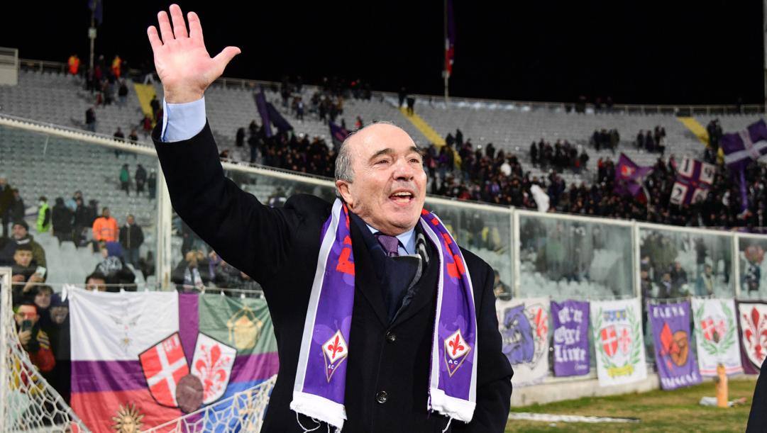 Il presidente della Fiorentina Rocco Commisso. Lapresse 