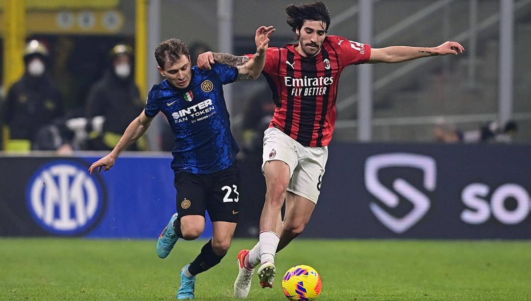 Nicolò Barella e Sandro Tonali. Getty 