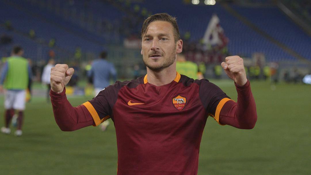 Francesco Totti quando giocava nella Roma. Getty Images 