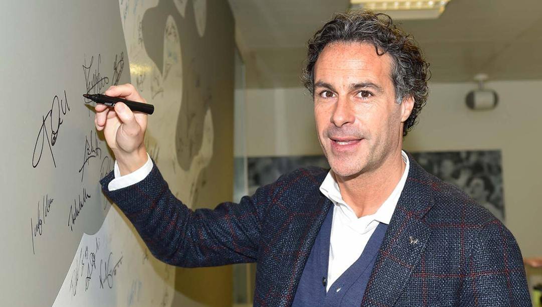 Fabio Galante in una visita alla Gazzetta dello Sport del 2018. Bozzani Fabio 