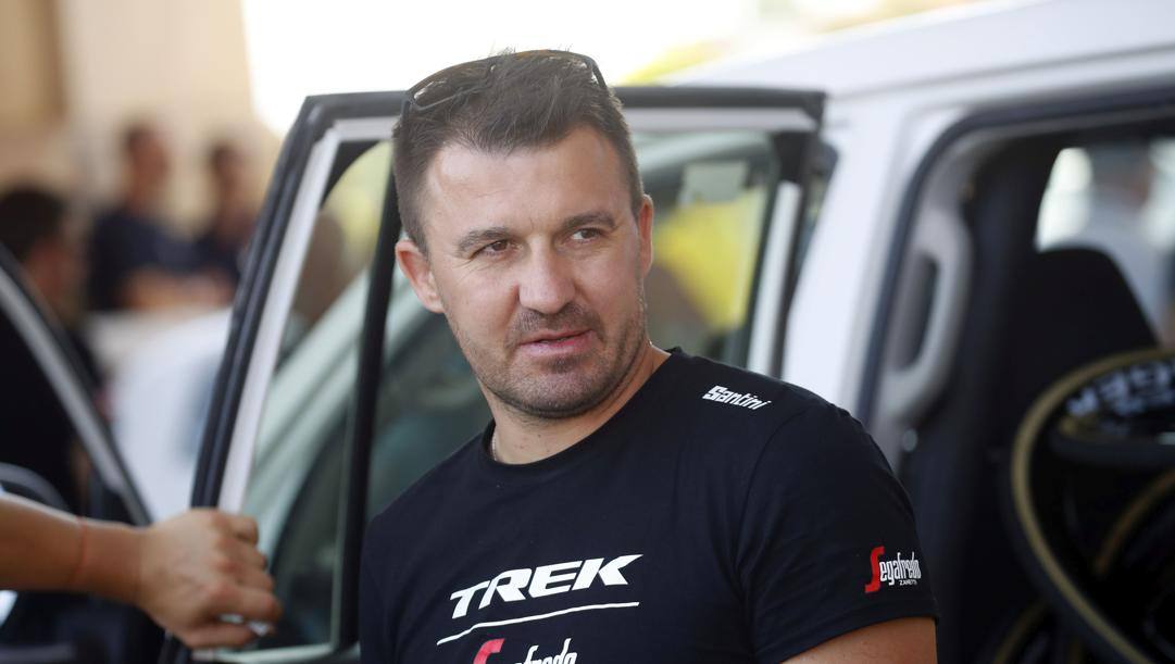 L'ucraino Yaroslav Popovych, 42 anni, direttore sportivo della Trek-Segafredo. BETTINI 
