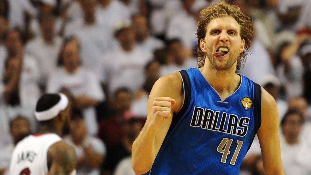 Dirk Nowitzki alle Finals 2011. 