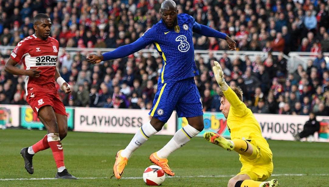 Romelu Lukaku ha segnato il suo 12° gol stagionale con il Chelsea. Afp 
