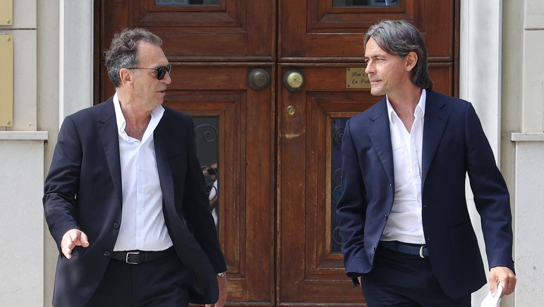 Cellino e Pippo Inzaghi: c'eravamo tanto amati... Ansa  