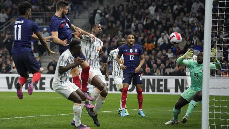 Festa Milan: assist di Theo, gol di Giroud: Francia-Costa d’Avorio 2-1
