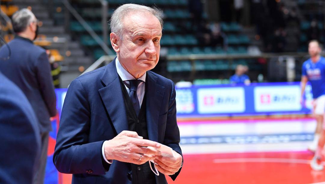 Il presidente della FederBasket Gianni Petrucci, 76 anni. Ciamillo 