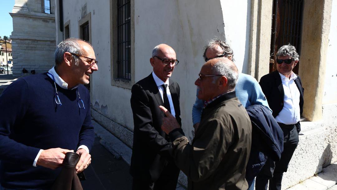 Joe Jordan al funerale di Mascetti. Grigolini 