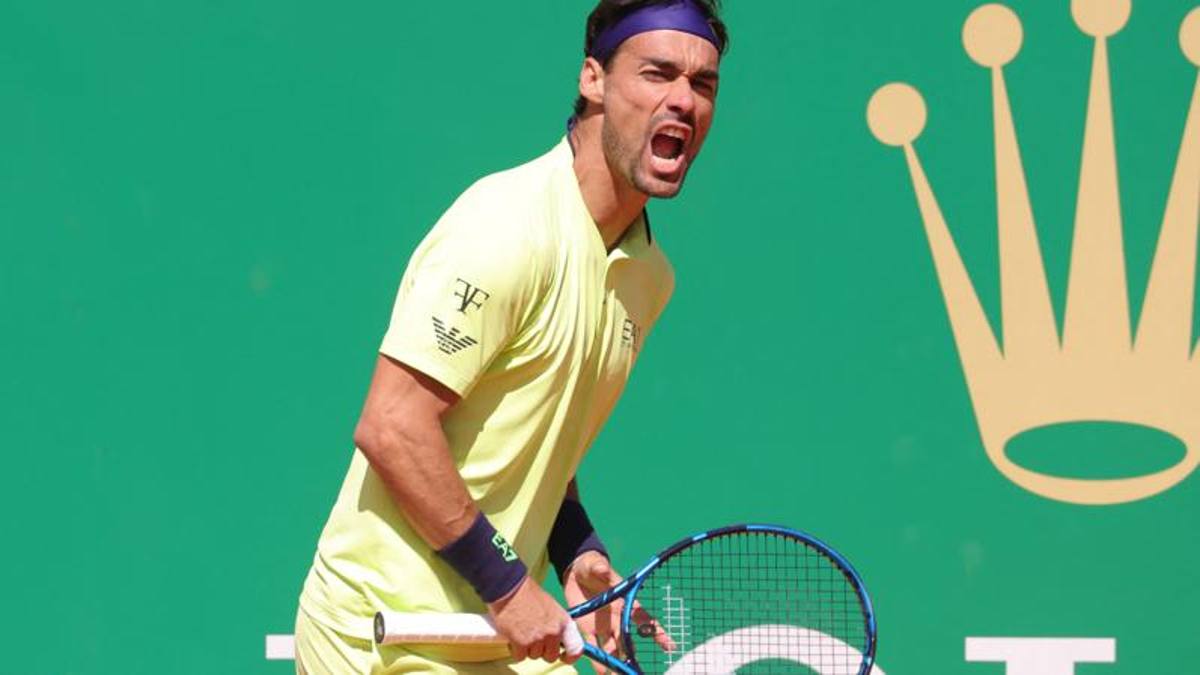 Montecarlo, Fognini beats Rinderknech.  In the 2nd round he finds Tsitsipas