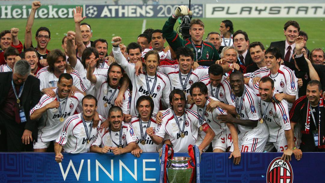 Il Milan che vinse la Champions nel 2007. Getty Images 