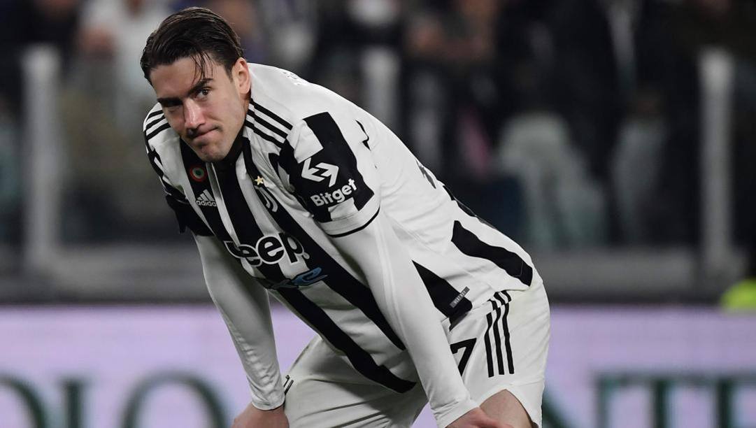 Dusan Vlahovic, da gennaio alla Juventus. Afp 