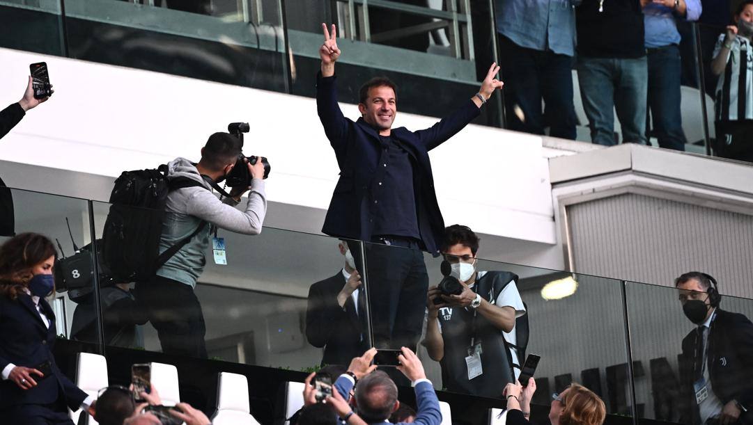 Alex Del Piero sabato allo Stadium. Afp 