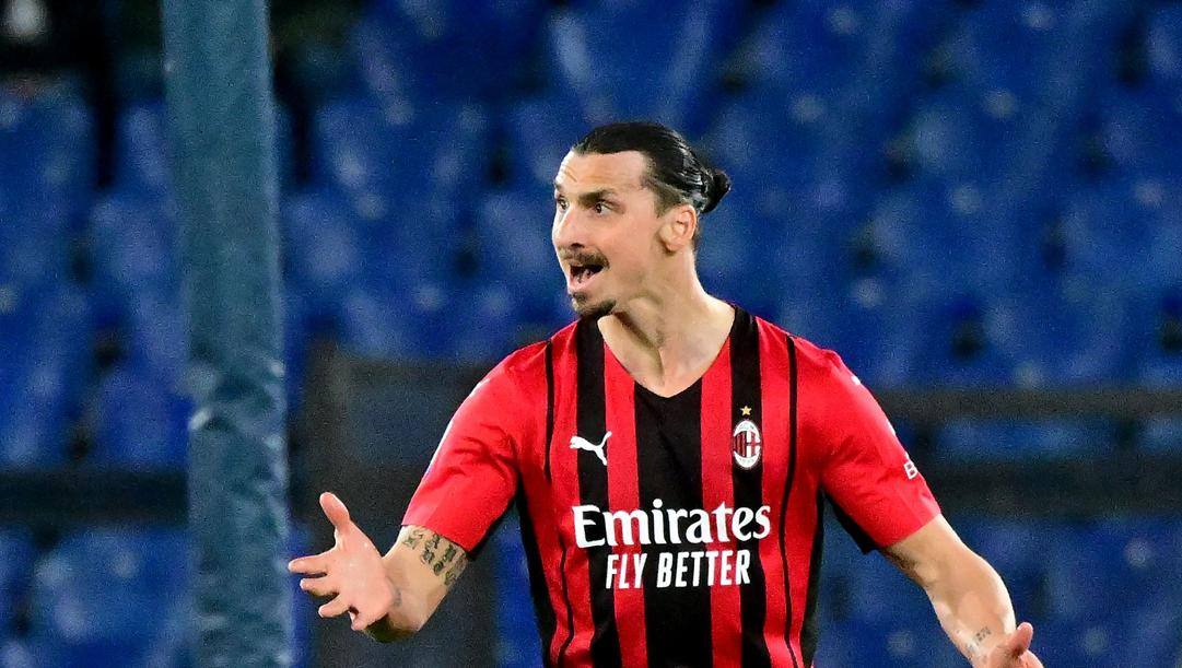 Zlatan Ibrahimovic, 40 anni. Afp 