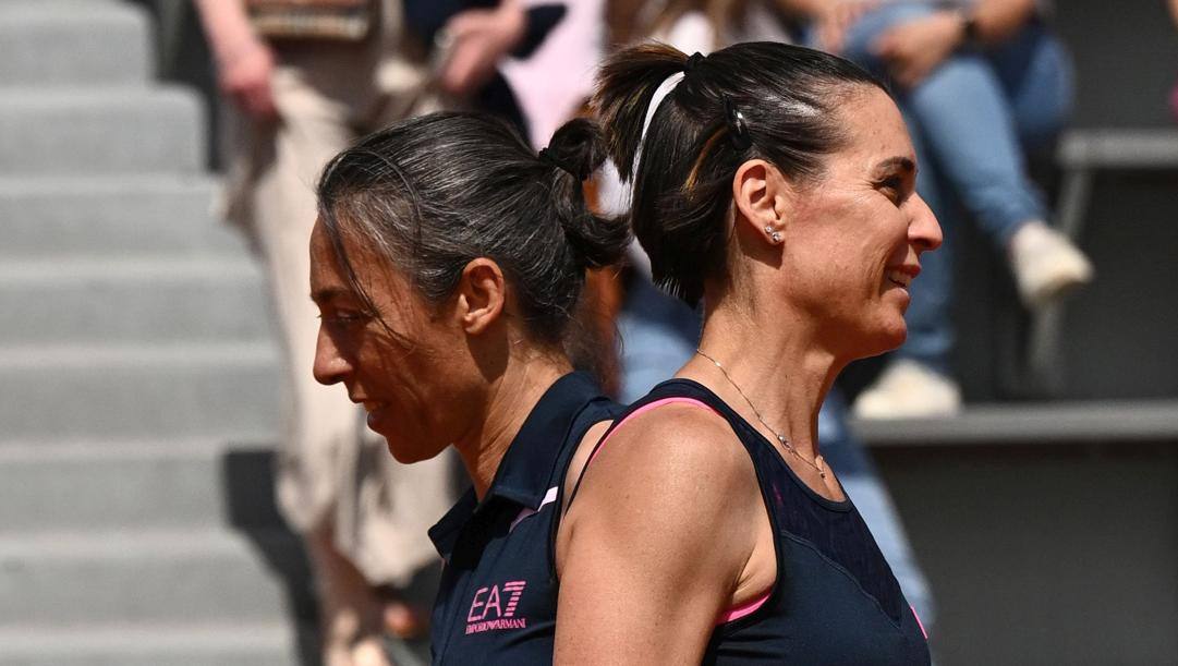 Francesca Schiavone, 41 anni, ha vinto a Parigi 2010, e Flavia Pennetta, 42, a New York 2015. Ray Giubilo 
