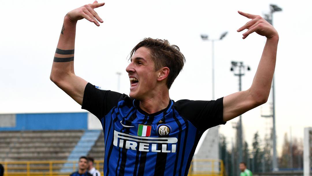 Nicolò Zaniolo ai tempi dell'Inter. Getty 