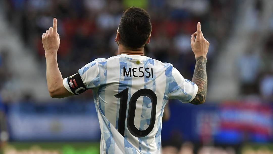 Lionel Messi ha segnato 5 gol con l'Argentina, domenica scorsa contro l'Estonia. Ap 
