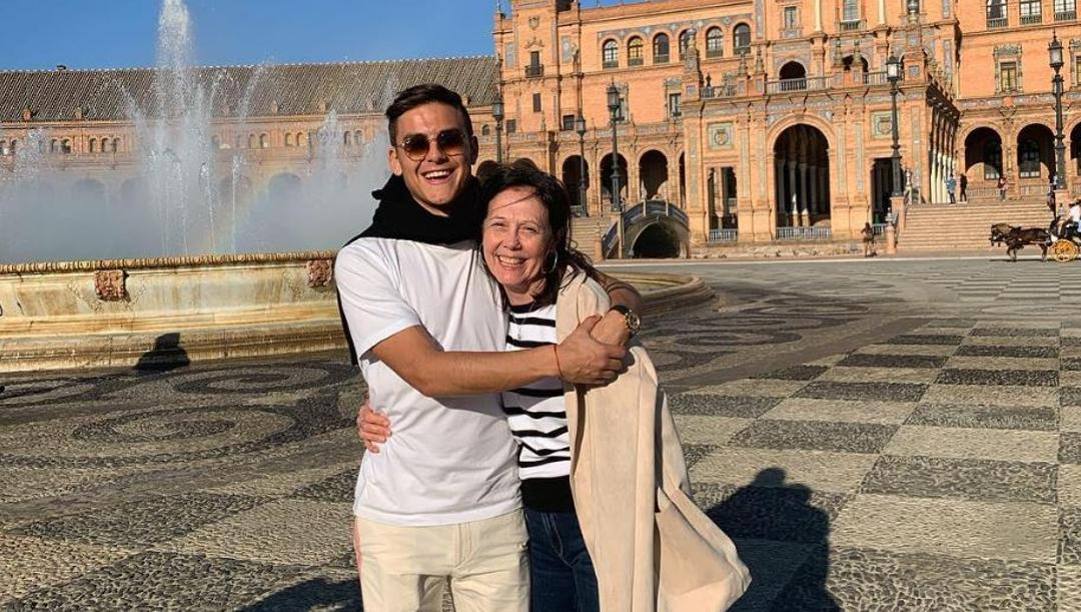 Paulo Dybala e la madre Alicia. Instagram @paulodybala 