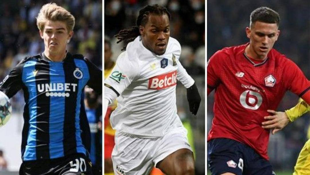 Charles De Ketelaere, Renato Sanches e Sven Botman 