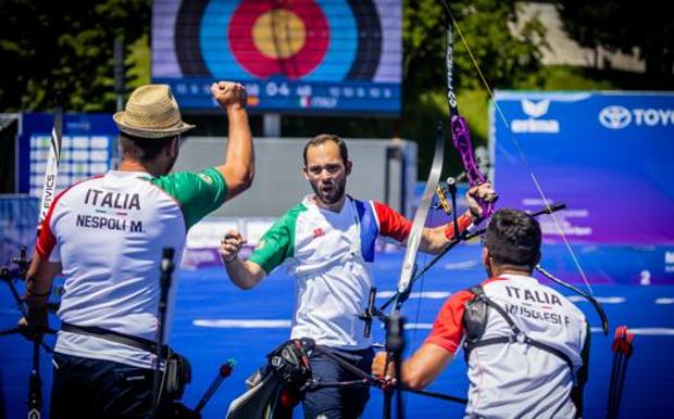 Gli azzurri esultano per il titolo europeo 