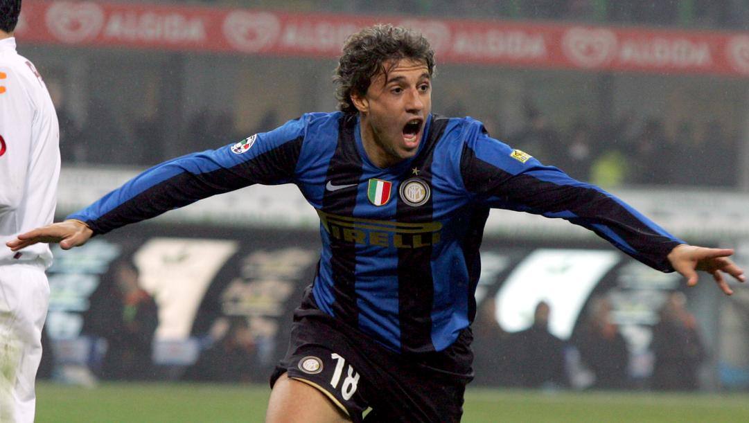 Hernan Jorge Crespo all'Inter nel 2009. Ansa 
