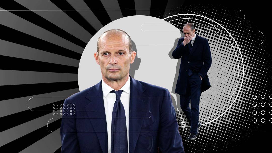 Massimiliano Allegri, 54 anni, allenatore della Juventus 