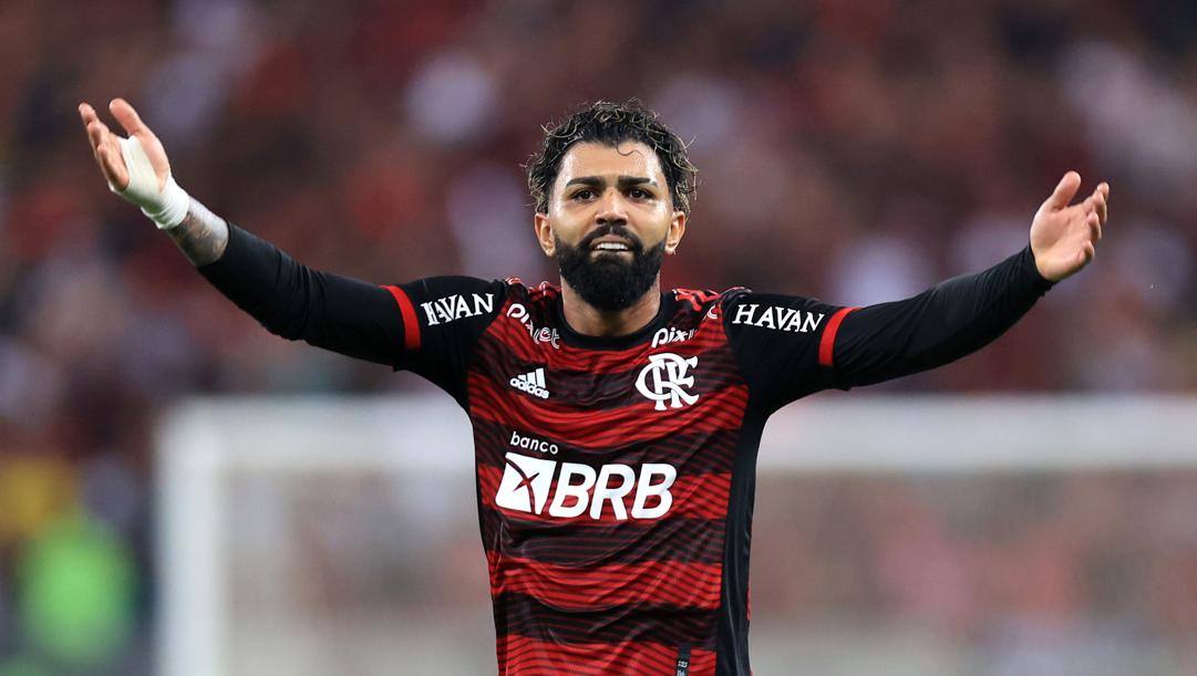 Gabriel Barbosa, 25 anni, attaccante del Flamengo. Getty Images 
