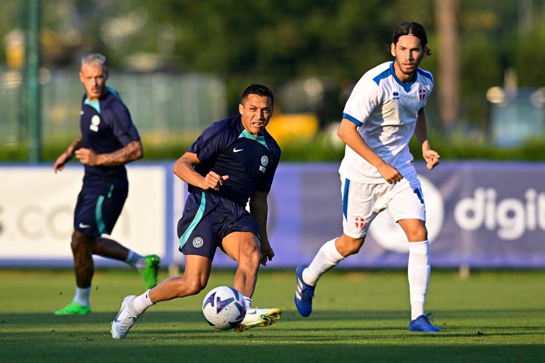 Lucien Agoumé, 20 anni, centrocampista dell'Inter 