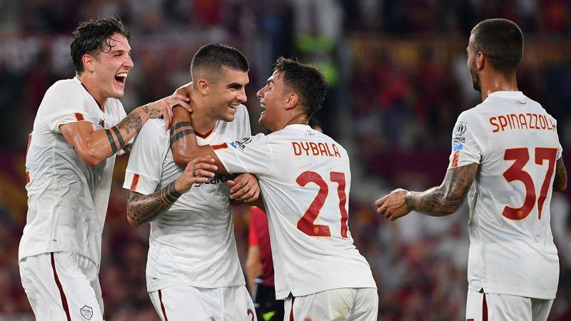 Roma-Shakhtar 5-0: gol e divertimento con i Fantastici 4