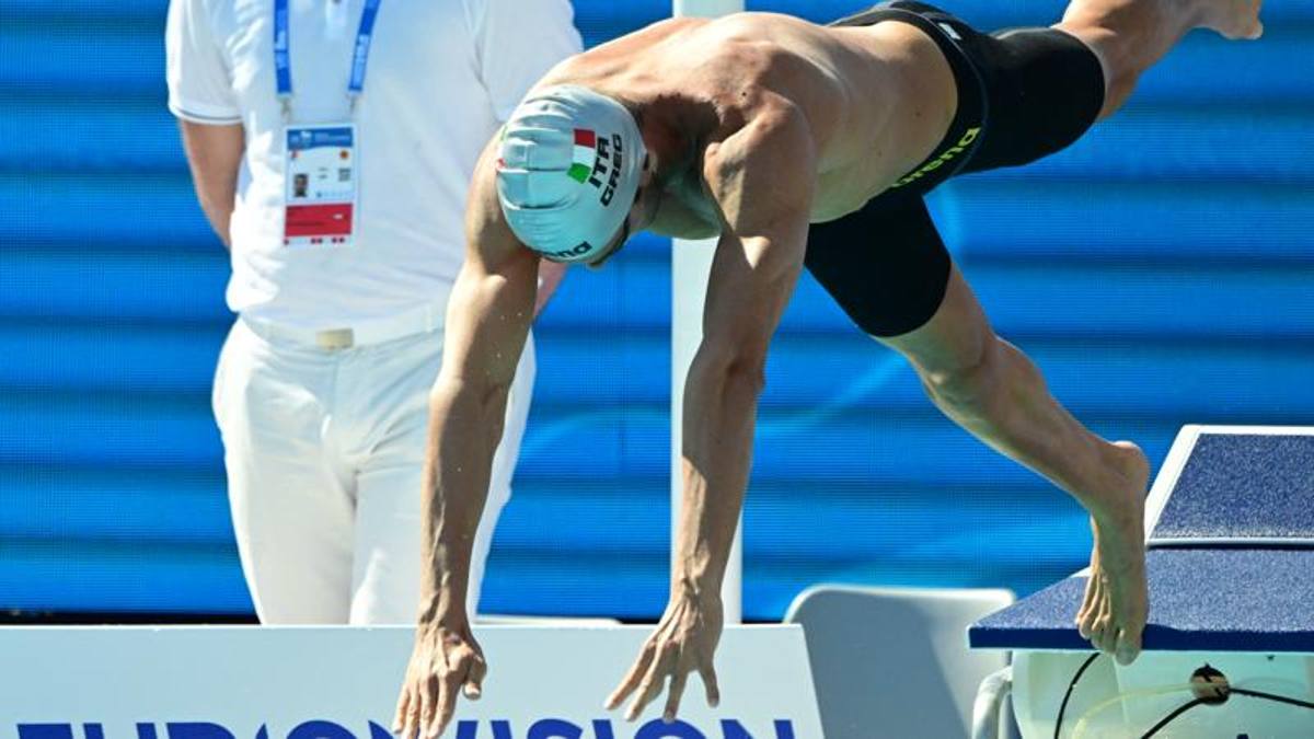 LIVE European swimming championships in Rome, second day, 12 August |  The direct