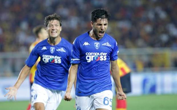Fabiano Parisi, 21 anni, 3 presenze e un gol quest'anno all'Empoli. Ansa 