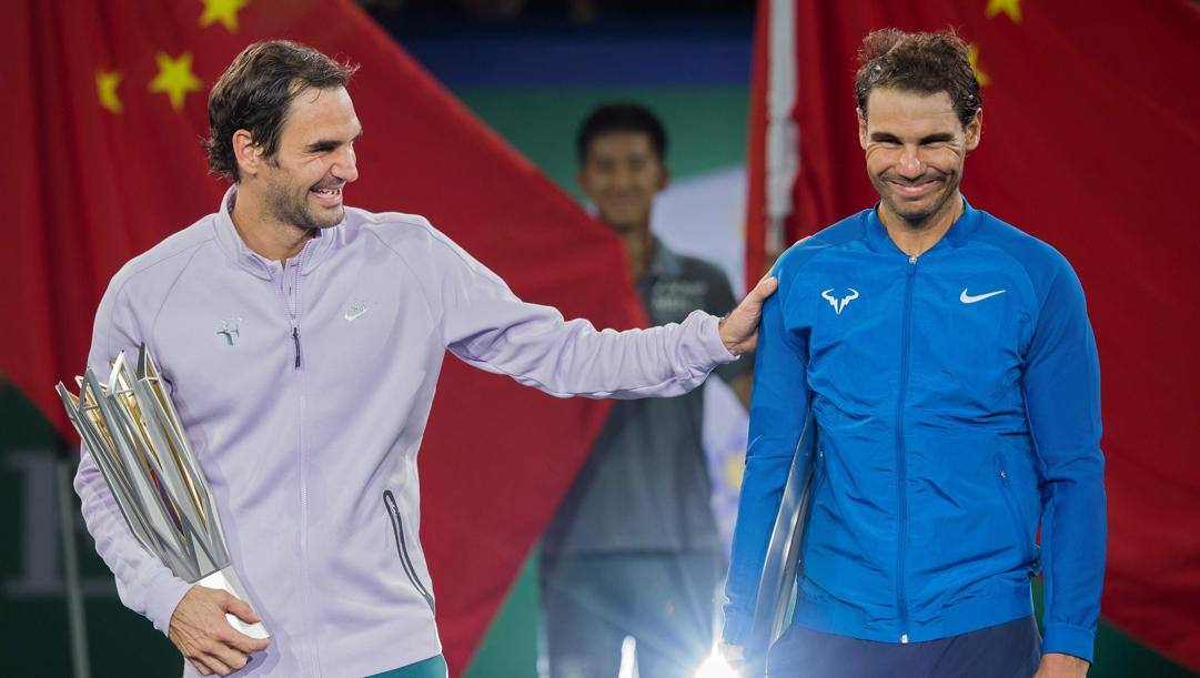 Roger Federer e Rafael Nadal 