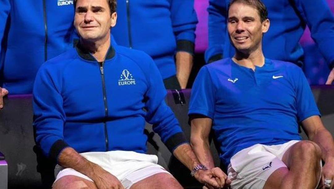 Federer e Nadal.  