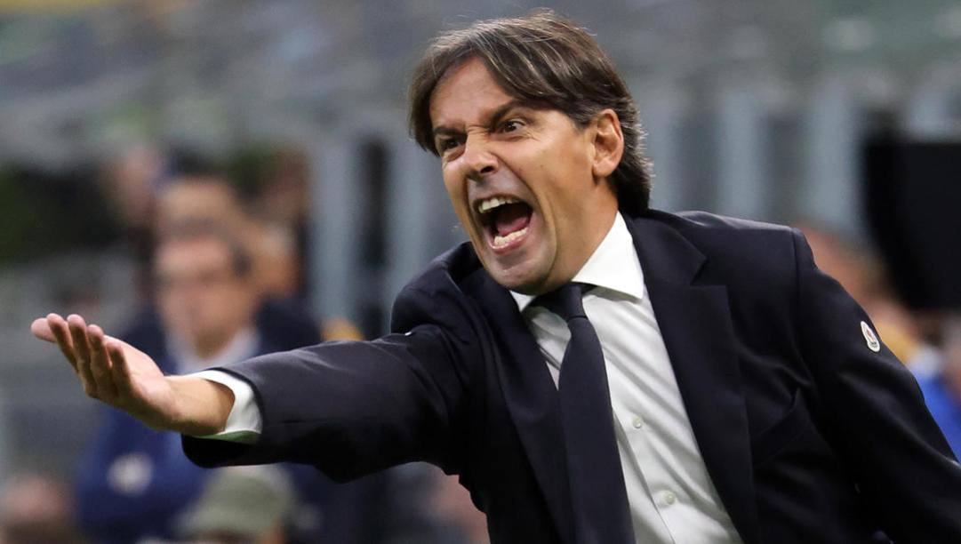 Simone Inzaghi, 46 anni, allenatore dell'Inter. LaPresse 