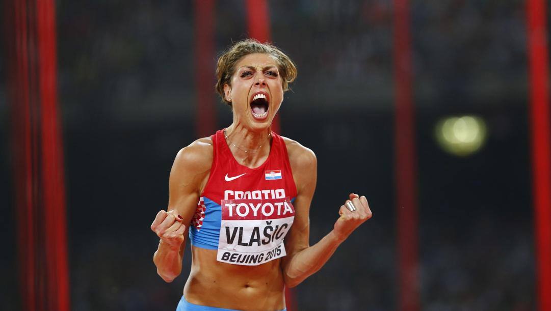 La sorella di Vlasic, Blanka: 38 anni, due ori mondiali nel salto in alto, EPA 