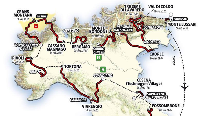 Giro Italia 2023 Tarvisio Lussari