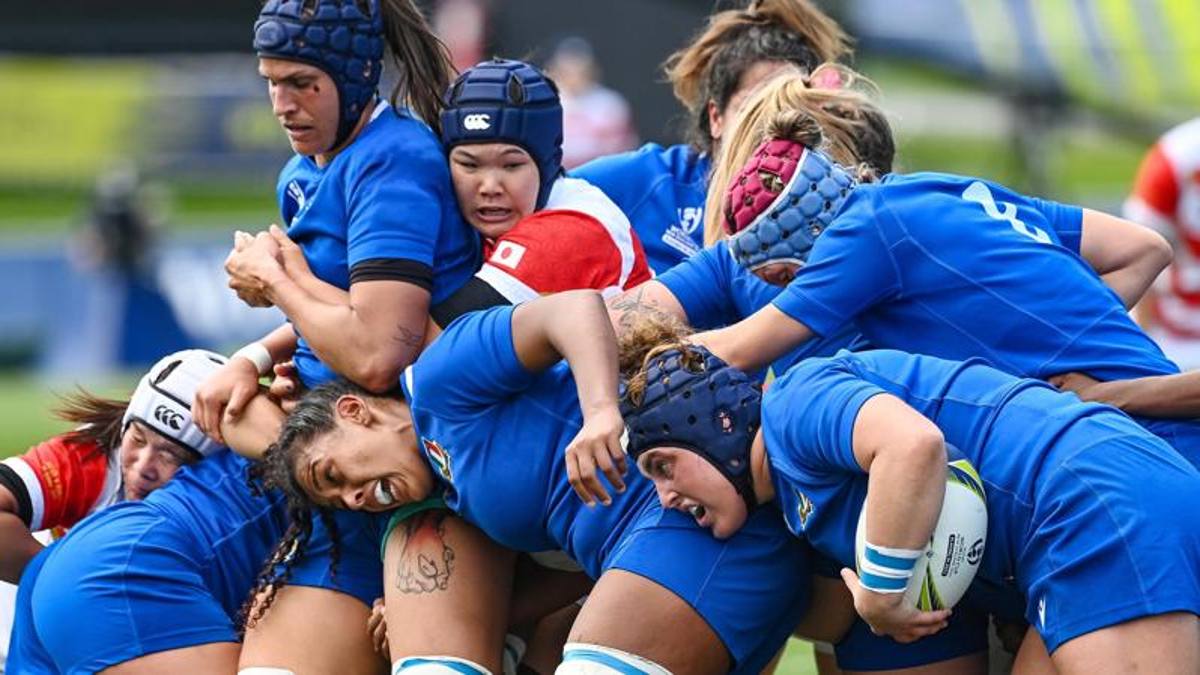 Women’s rugby, Italy in history first time in the quarterfinals of the