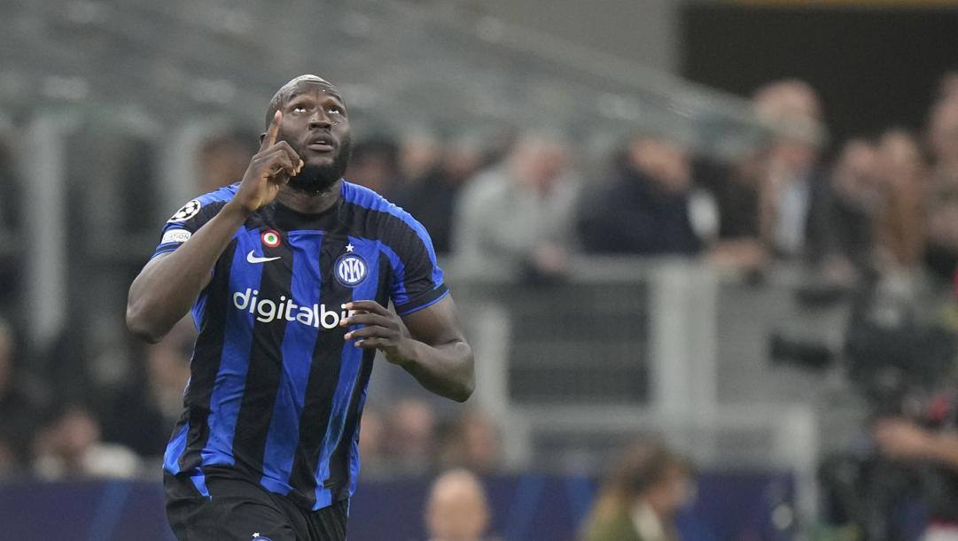 Romelu Lukaku, 29 anni, attaccante dell'Inter. Ap 