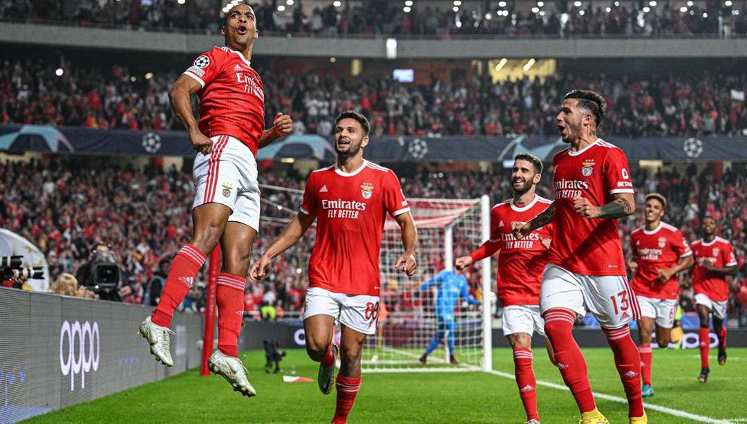 L'esultanza del Benfica GETTY 