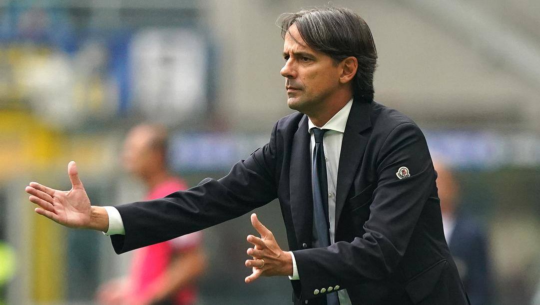 Simone Inzaghi, 46 anni, allenatore dell'Inter. LaPresse 