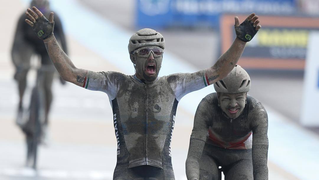 Sonny Colbrelli, 32 anni, vincitore della Parigi Roubaix nel 2021. Ap 