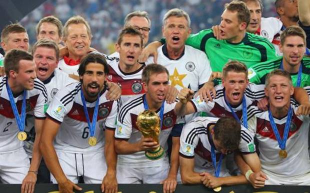 La Germania vincitrice nel 2014. Getty Images 