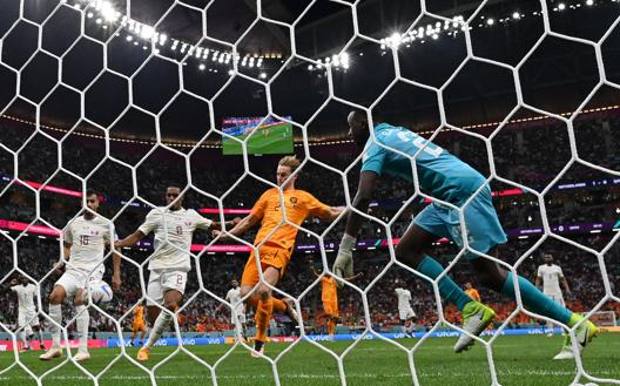 Il gol di De Jong. Afp Il gol di De Jong. Afp