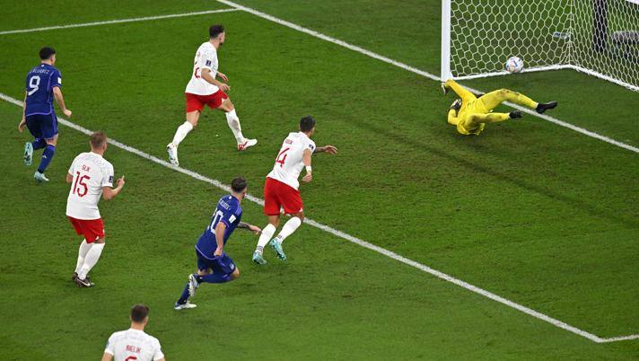 La rete dell'1-0 di Mac Allister AFP La rete dell'1-0 di Mac Allister AFP